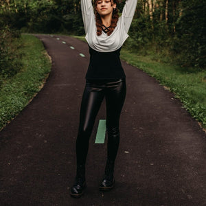 Faux Leather Goddess Leggings