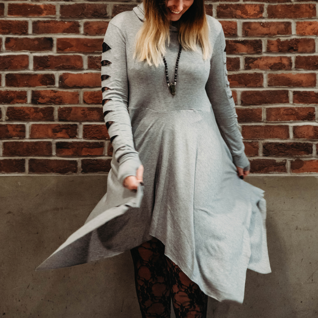 Kat Hooded Dress Altered Star Co. Kat Hooded Dress Altered Star Co.
